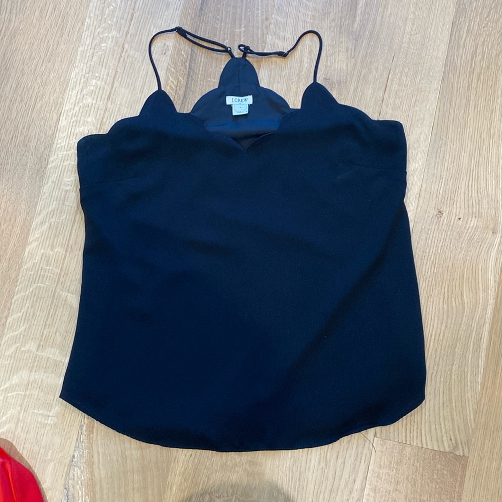 J Crew Scalloped tank